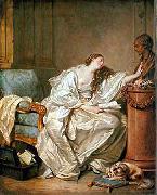 Jean Baptiste Greuze Inconsolable Widow oil painting on canvas